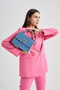 Lucky Bees Bolso de Mano Azul 912